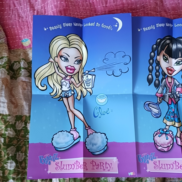 Bratz Slumber Party Poster Lot of 2 Cloe and Jade - Picture 2 of 3